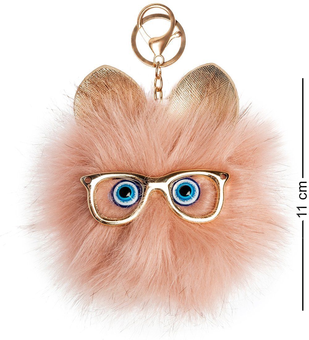 ЯЛ-13-41/13 Брелок «Котенок-пушистик» персиковый