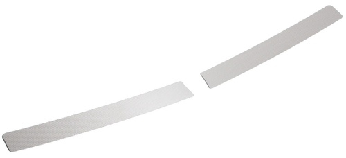 Накладки на задний бампер Rival для Renault Sandero II 2014-2018 2018-н.в./Sandero Stepway II 2014-2018 2018-н.в., нерж. сталь, 2 шт., NB.4702.1