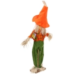 Фигура садовая «Пугало - Нютик» в оранжевой шляпе 60 см ДоброСад