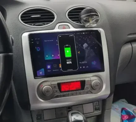 Магнитола для Ford Focus 2 2004-2011 (климат) - Teyes CC4-PRO монитор 9.5" 2K QLED на Android 13, Snapdragon 778G, AI, CarPlay, DSP, 4G SIM-слот