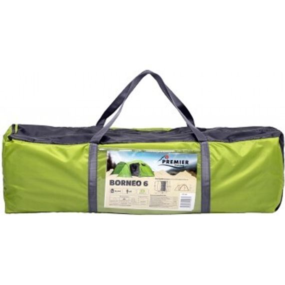 Палатка PREMIER BORNEO-6-G зеленая