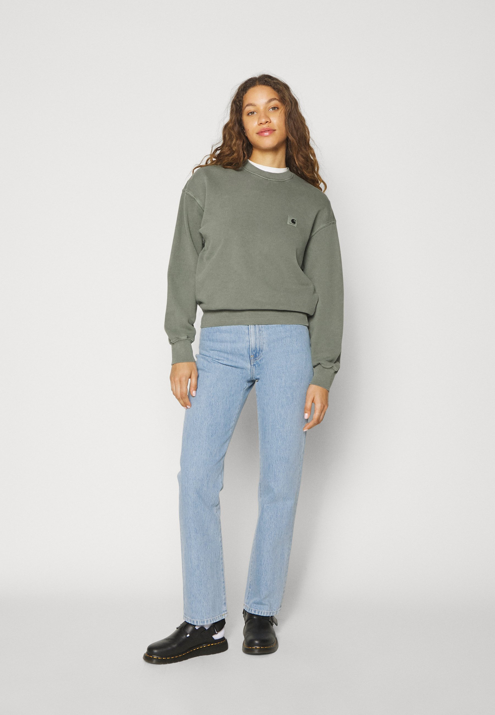 Carhartt WIP NOXON - Прямые джинсы - Белый