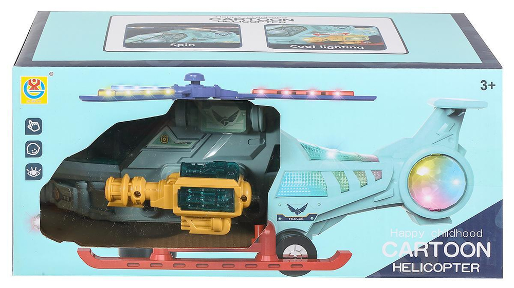 Вертолет на бат., коробка 2295C