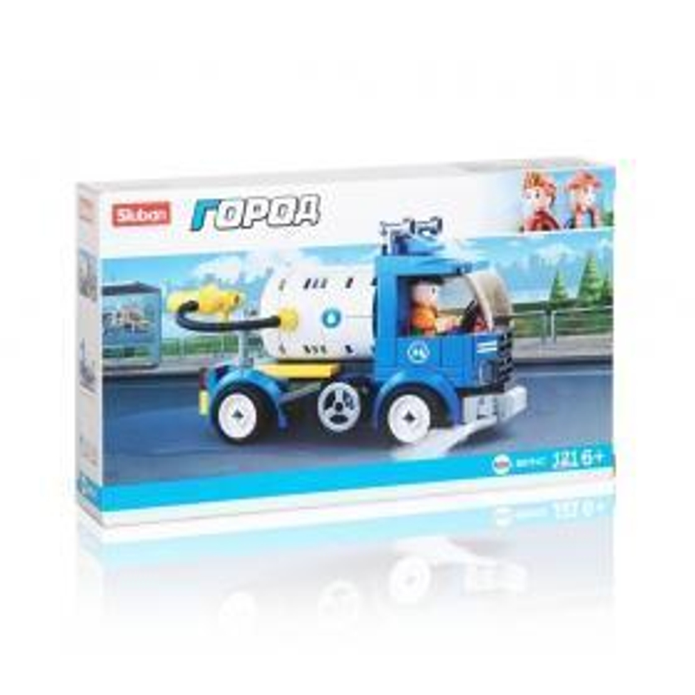 Конструктор блочный Слубан "Город: Водовоз" (121 дет.)