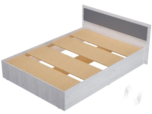 Кровать 1;4 Спальня Фиеста (крафт белый)