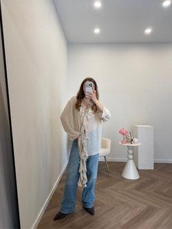 Блуза Flow молочный