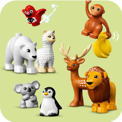Конструктор LEGO DUPLO - Дикие животные мира 10975