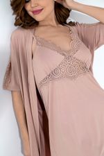 Ночная сорочка Десерт-1 Виотекс БЕЖЕВЫЙ