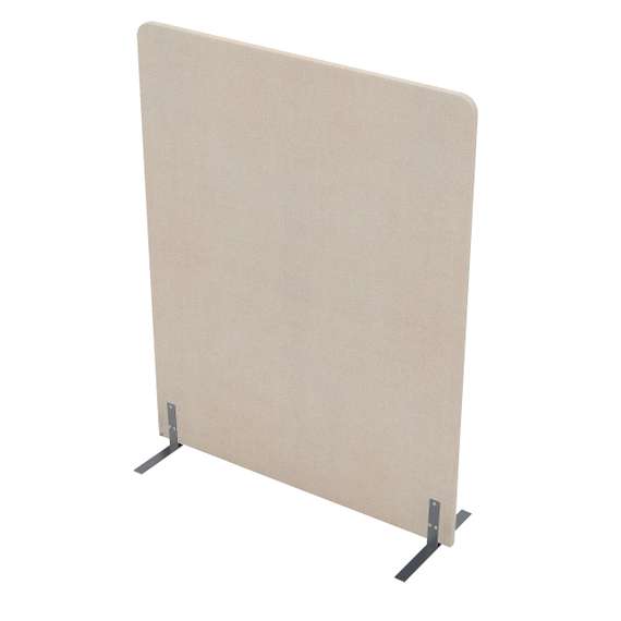 011.МПО.1216 Акустическая мобильная перегородка на стационарных опорах (1200*450*1600)