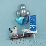 Фольгированные шары-фигуры ходячая «Котик» в ассортименте, 61 см