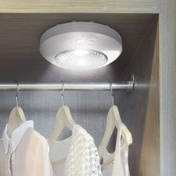 Светодиодный фонарь подсветка ЭРА Пушлайт SB-501 Аврора самоклеящийся белый COB | 