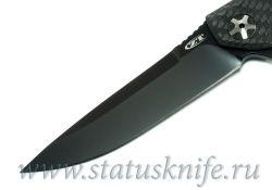 Нож Zero Tolerance ZT 0452CFBLUBLK М390 BLACKфотография - 2