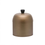 Чайник заварочный фарфоровый 900 мл, с колпаком, черный/бронзовый, 237415, Salam, Guy Degrenne