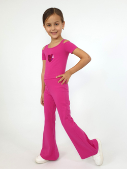 02-165-3 Комплект для девочки (фуфайка+брюки)