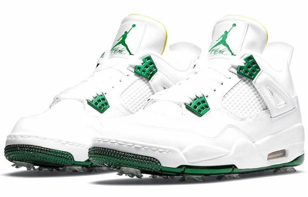 Кроссовки Jordan Air Jordan 4 Golf "Metallic Green"