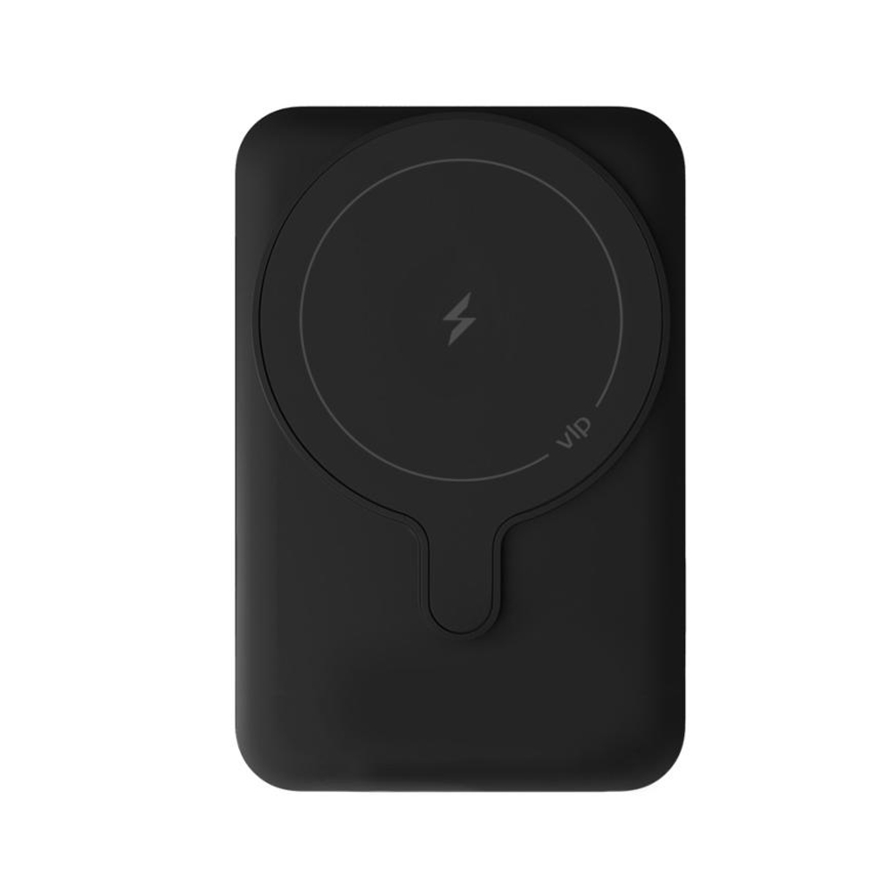 Внешний аккумулятор MagSafe с подставкой VLP Power Bank (10000 мА·ч) Беспроводная зарядка: Qi 15 Вт. Проводная зарядка: USB-C. Есть LED-индикация и поддержка PD. Энергоёмкость — 38,5 Вт·ч. Максимальная выходная мощность — 20 Вт