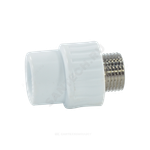 Муфта PP-R комбинированная белая Дн 20х1/2" НР RTP (РосТурПласт) 10662