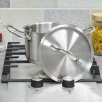 Кастрюля 2л, нерж.сталь, d16см, h10см, тройное дно, индукция, мерная шкала, "PROFESSIONAL" Luxaro