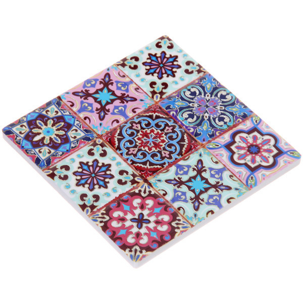 Подставка керамическая 10,8*10,8 см «Мозаика» сиреневая
