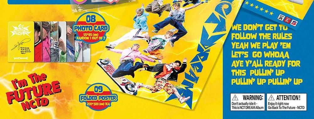 Альбом NCT DREAM - GO BACK TO THE FUTURE 5th Album ULTIMATE PARK Version