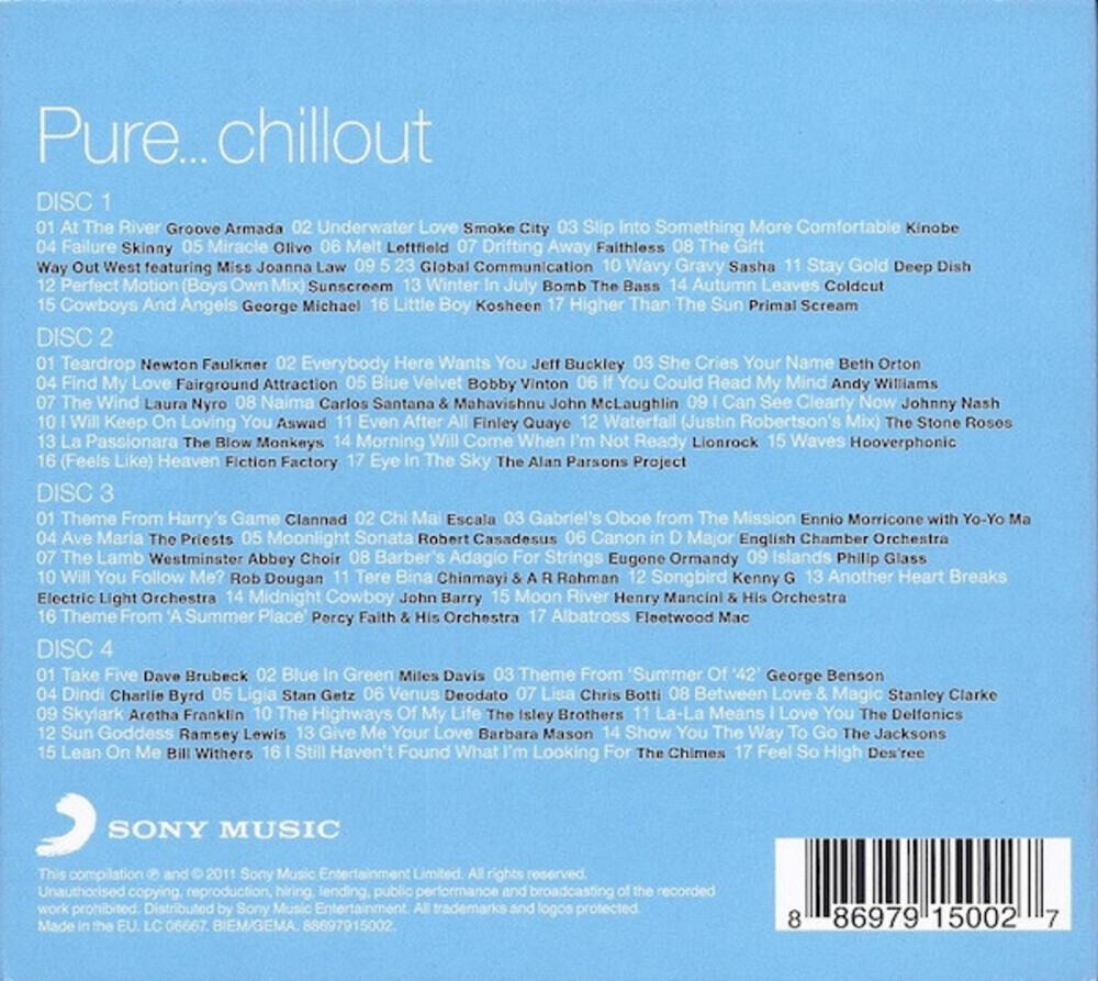Сборник / Pure... Chillout (4CD)