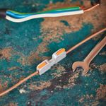 Клемма СМК 222-421R проходная разъемная 1 полюс серая 0,2-2,5/4мм² (50 шт/уп) REXANT