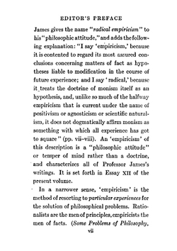 Essays in radical empiricism | James William