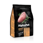 AlphaPet Superpremium Сухой корм для собак мелких пород с индейкой и рисом, 500 гр