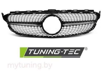 Решетка радиатора C450 AMG STYLE CHROME GLOSSY BLACK для Mercedes C W205