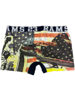 Мужские трусы боксеры синие с принтом, хлопок S/46, Primal