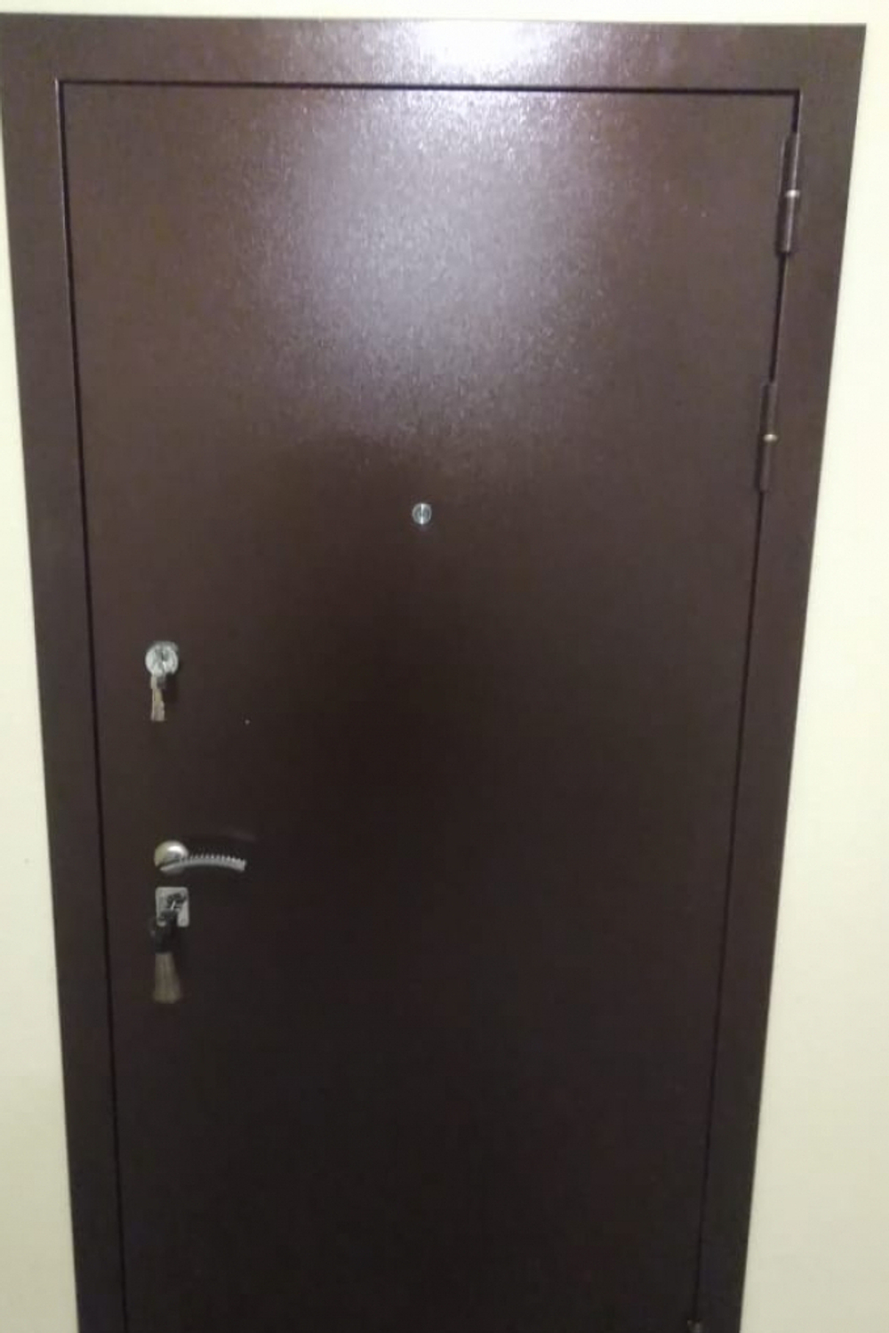 Дверь входная Лабиринт CLASSIC антик медный 14 - Дуб кантри белый металлическая