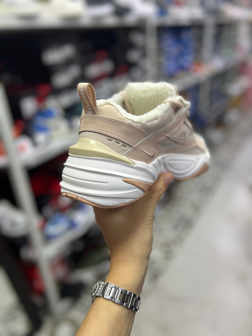 Nike M2K Tekno Beige утепленные