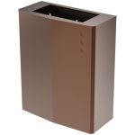Контейнер для мусора настенный без крышки 23 л. нерж. сталь EVO 14078.EVO.CU медь