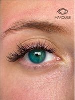 Оттеночные бирюзовые линзы для Светлых глаз Marquise solo aqua для дальнозоркости и близорукости