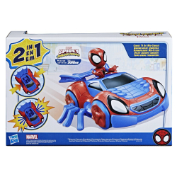 Hasbro Marvel Spidey Amazing Friends - Транспортное средство Web-Crawler 2в1 + фигурка Спайди 10 см / артикул   F1463 F1944  / GTIN 5010993860401