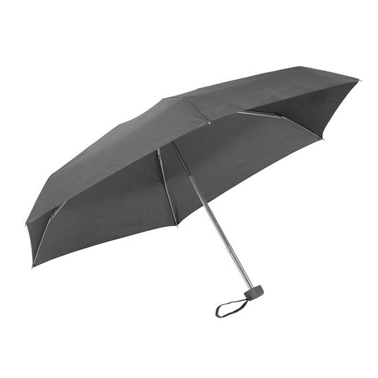 Алюминиевый складной зонтик в футляре POCKET