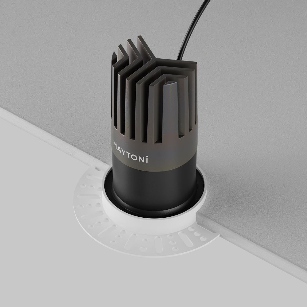 Светильник встраиваемый светодиодный Maytoni   DL122-15W-3K-TRS-B