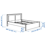 Каркас кровати - IKEA SONGESAND, 200х160 см, белый, СОНГЕСАНД ИКЕА