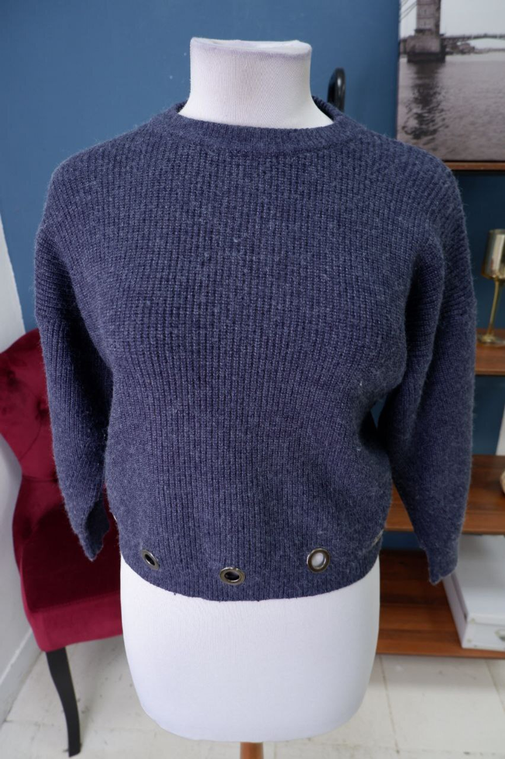 Джемпер с шерстью 44-46 размер