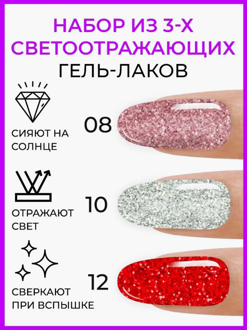Комплект для маникюра Adricoco Little Pixie