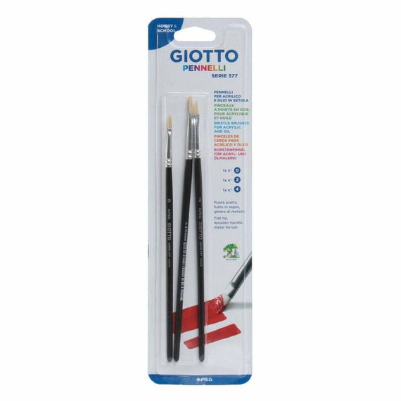 Щетинные кисти Fila Giotto для акрила и масла