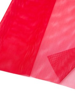 Бюстовая неэластичная сетка Lauma, красный 100