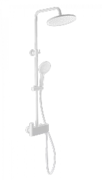 Душевая система с термостатом WONZON & WOGHAND MUSE Corno WW-B3110-MW белый матовый