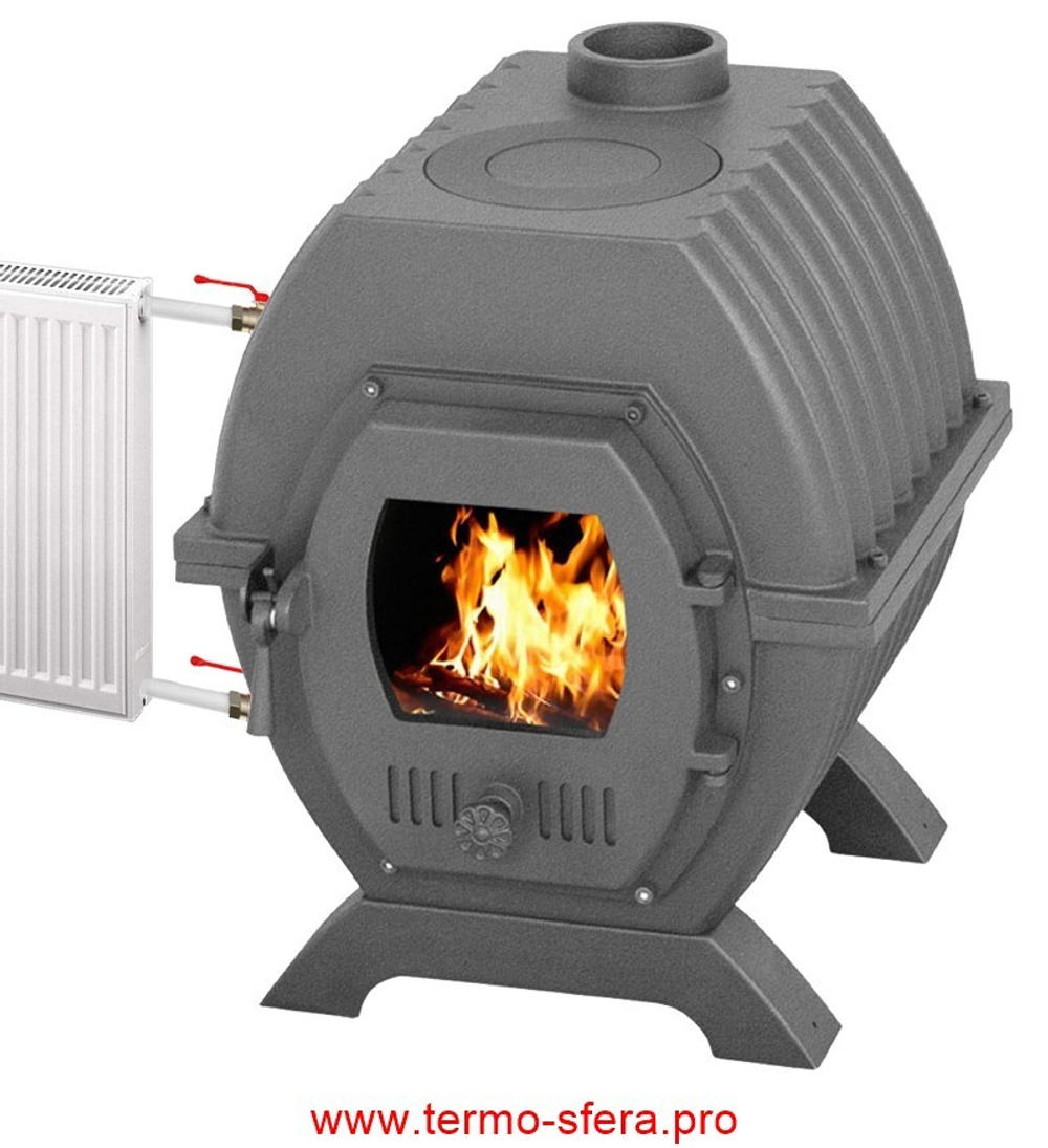 Печь отопительная Везувий "Триумф 180" с теплообменником