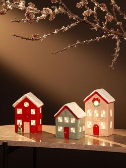 Домик с подсветкой Fredensborg из коллекции New Year Essential, 13 см