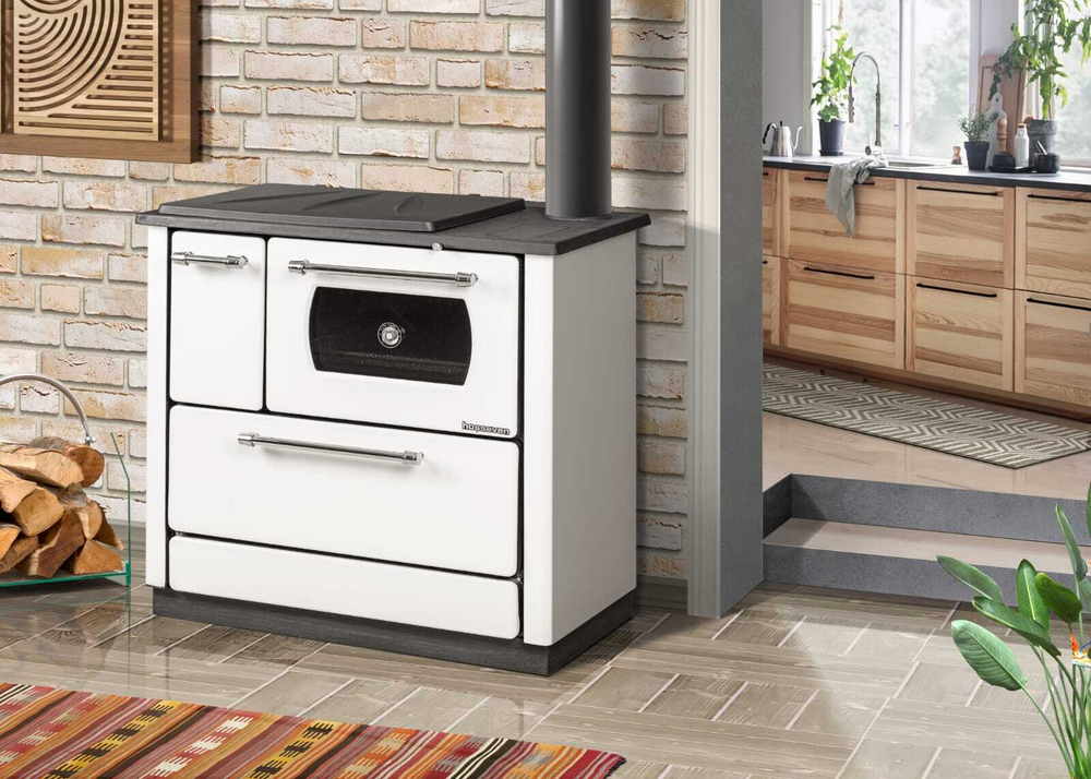 Печь отопительно-варочная со встроенной духовкой Hosseven 4012 COOKER