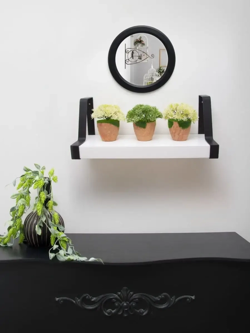 Зеркало настенное для прихожей 27 см