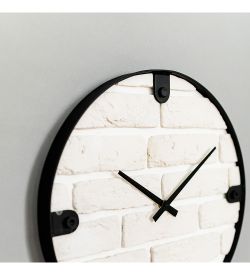 Салют SLT- 71 Часы настенные «WHITE BRICK»