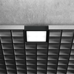 Комплект светильников Geniled Griliato Tetris x4 для ячейки 200x200 80Вт 5000К Опал Черный IP40