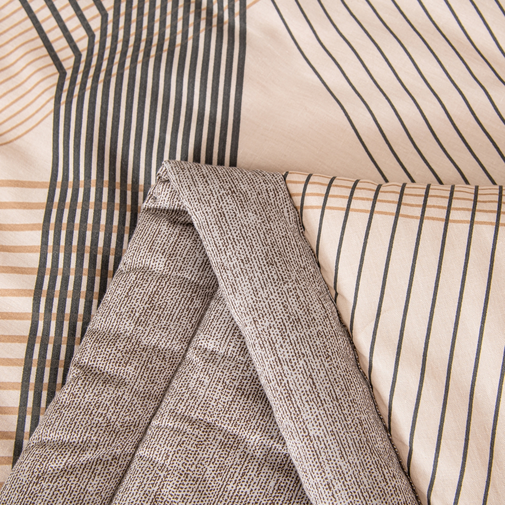 Комплект постельного белья Сатин с Одеялом 100% хлопок 160x80 на резинке OBR180